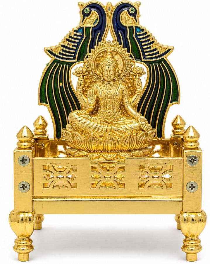 Lakshmi Ji Idol with Singhasan